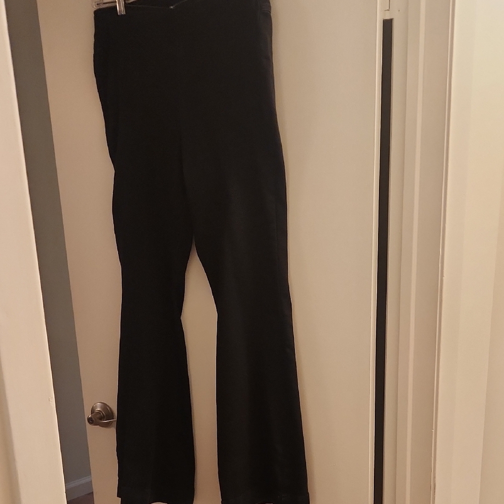 INC International Concepts Black Flare Pants